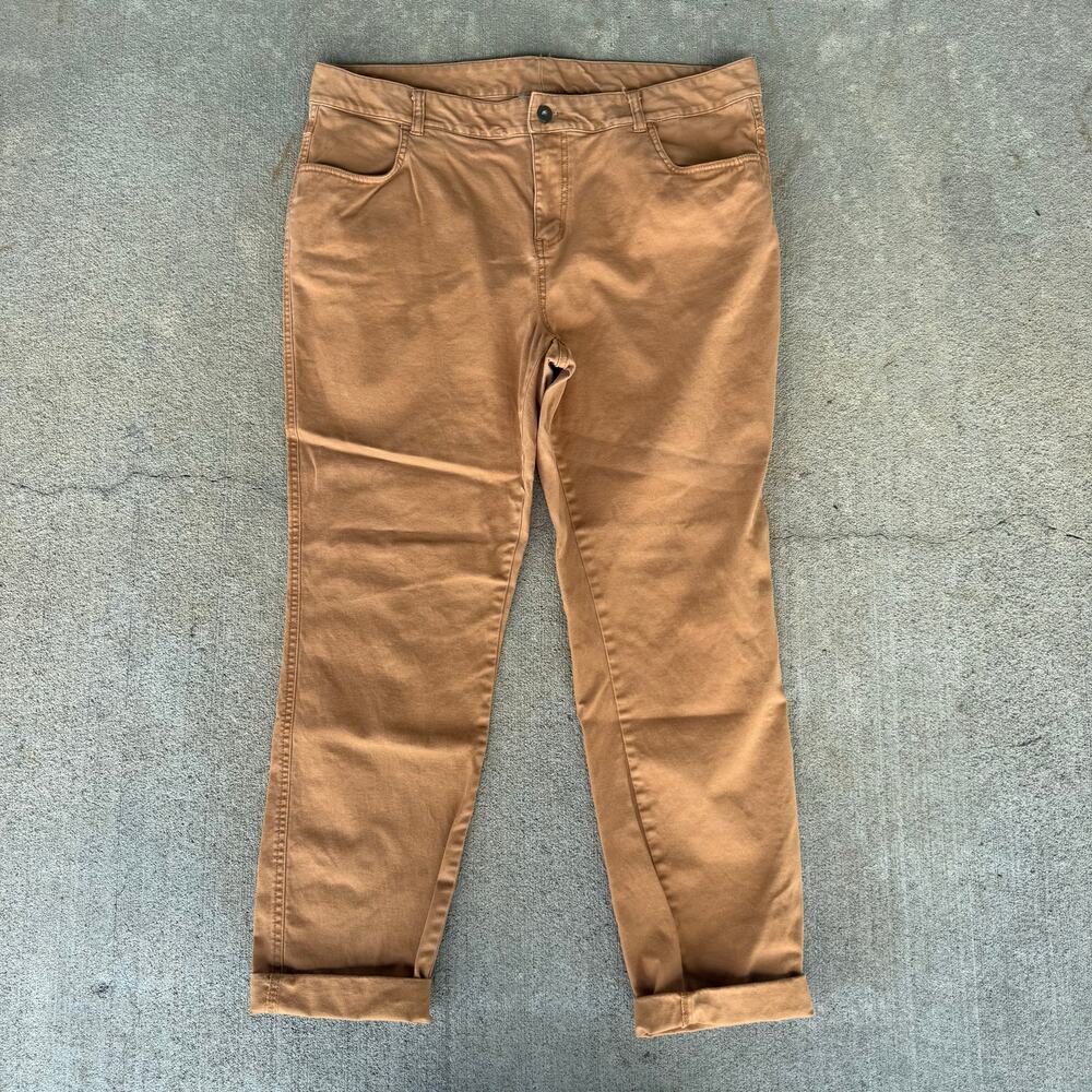 Columbia Women's Butterscotch Khaki Stretch Hiking Outdoors Pants 16W